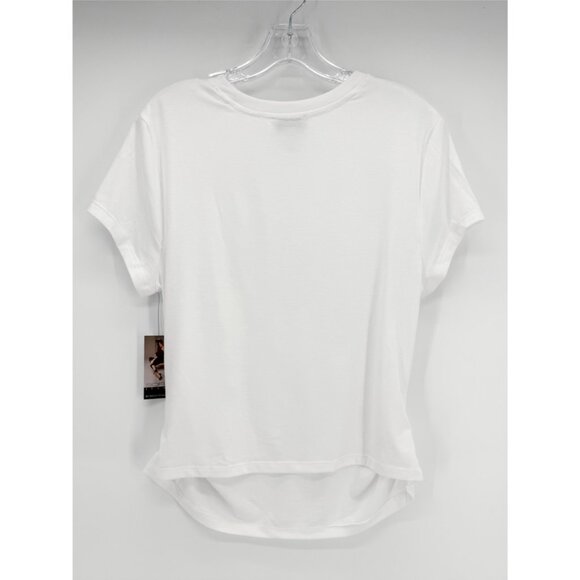 Sofia Jeans Women's Ruched Side Tee with Short Sleeves WHITE NEW XL - Picture 4 of 12